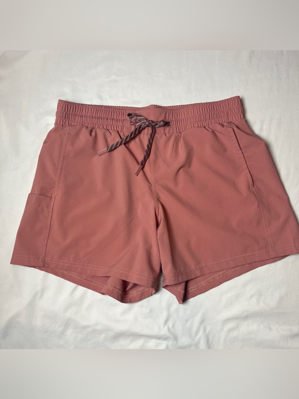 Pacific Trail Drawstring Active Shorts in Dusty Rose Medium Outdoor Hiking